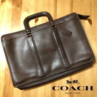 コーチ(COACH)の美品 正規品 COACH オールドコーチ ビジネスバッグ(ビジネスバッグ)