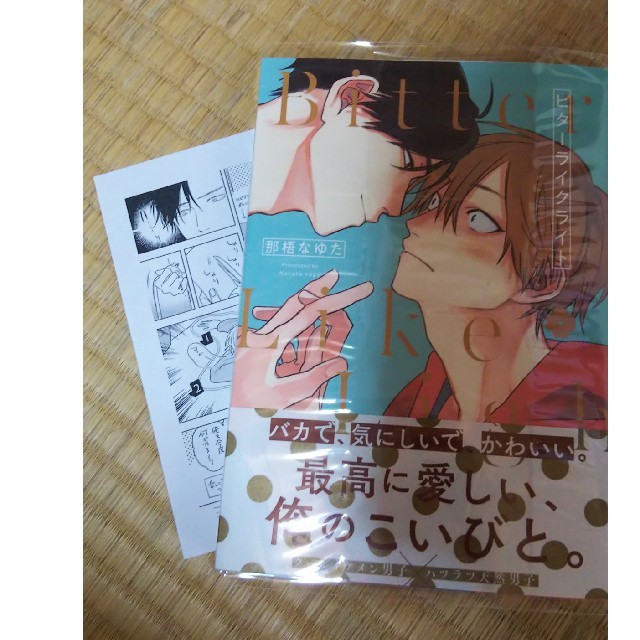 那梧なゆた「ビターライクライト」 エンタメ/ホビーの漫画(ボーイズラブ(BL))の商品写真