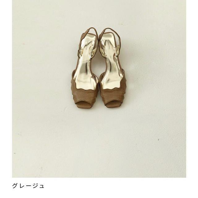 TODAYFUL(トゥデイフル)の【期間限定出品】todayful Python Square Sandals レディースの靴/シューズ(サンダル)の商品写真