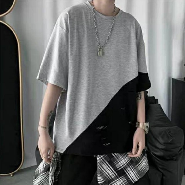 Tシャツ メンズ ティーシャツ バイカラー 韓国 おしゃれ Xl オーバーサイズの通販 By ぱん S Shop ラクマ Tシャツ メンズ ティーシャツ バイカラー 韓国 おしゃれ Xl オーバーサイズの通販 By ぱん S Shop ラクマ