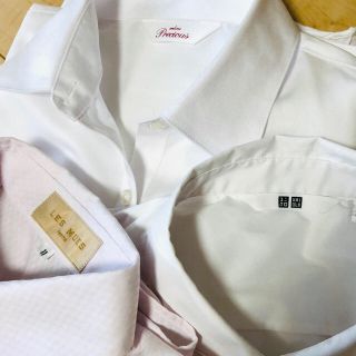 ユニクロ(UNIQLO)の就活応援！美品シャツ3枚セット(シャツ/ブラウス(長袖/七分))