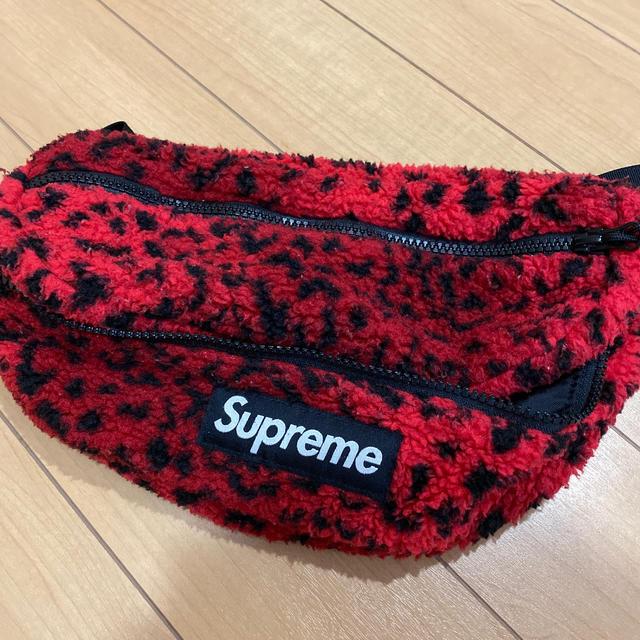 supreme leopard waist bag
