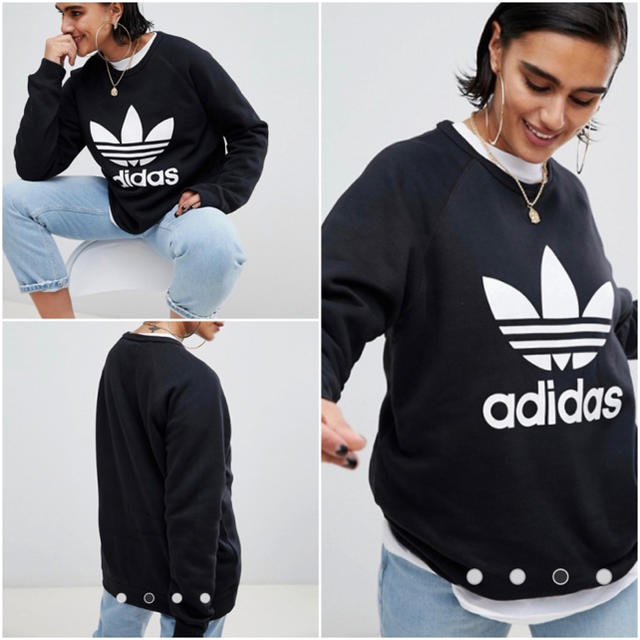 adidas(アディダス)のADIDAS ユニセックス トレーナー スウェット レディースのトップス(トレーナー/スウェット)の商品写真