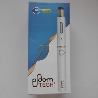 プルームテック(PloomTECH)のプルーム・テックプラス　白　新品未使用(タバコグッズ)