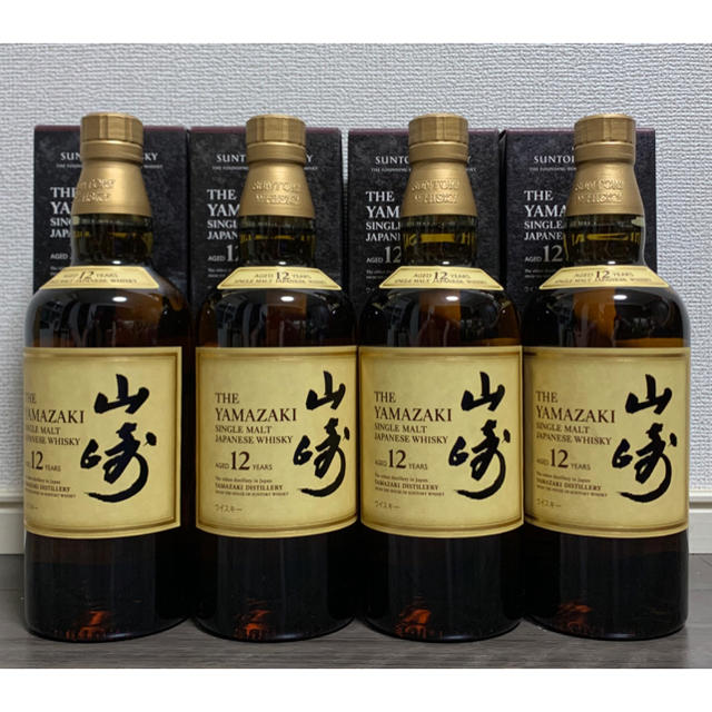 サントリー ウィスキー山崎12年 700ml×4本