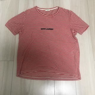 サンローラン(Saint Laurent)のサンローラン　ボーダーTシャツ(Tシャツ/カットソー(半袖/袖なし))