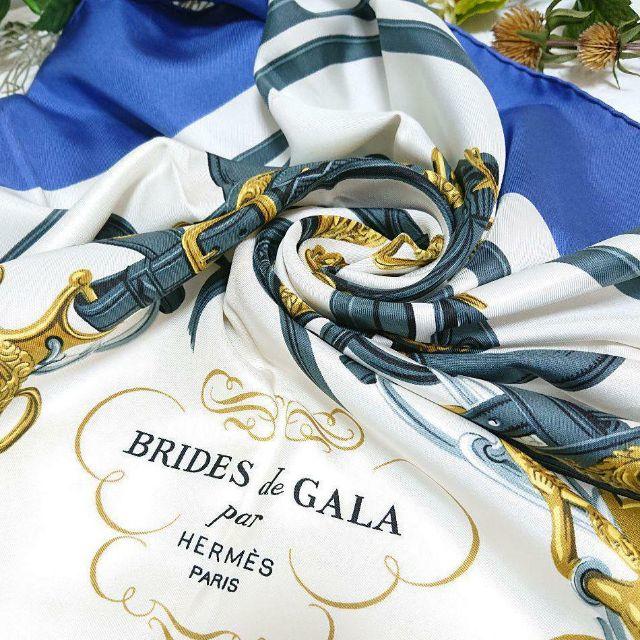 エルメス スカーフ 大判 カレ90 BRIDES de GALA 式典用馬勒