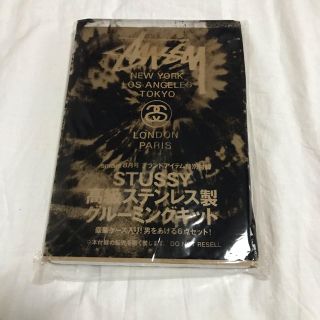 ステューシー(STUSSY)の SALE sttusy ステンレス グルーミングキット smart付録 未開封(眉・鼻毛・甘皮はさみ)