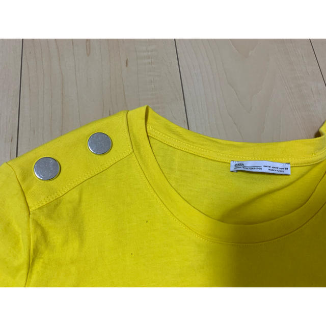 ZARA(ザラ)の【ZARA】イエローTシャツ メンズのトップス(Tシャツ/カットソー(半袖/袖なし))の商品写真