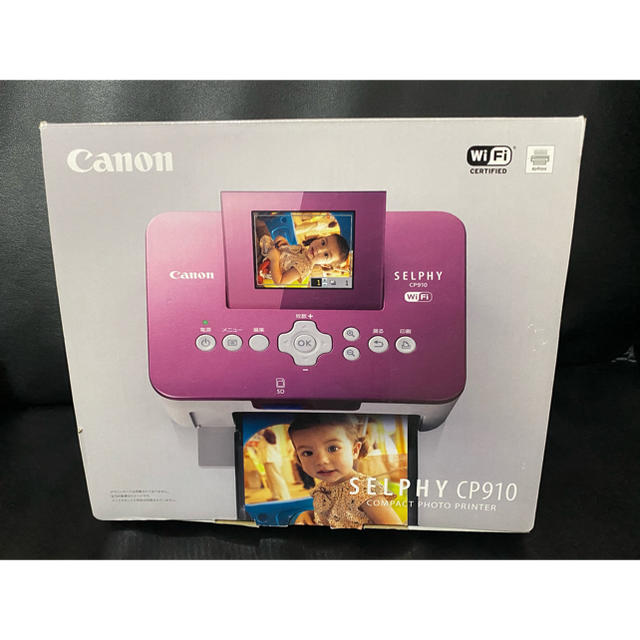 Canon(キヤノン)のCanon SELPHY CP910 コンパクト　フォトプリンター　ピンク スマホ/家電/カメラのPC/タブレット(PC周辺機器)の商品写真