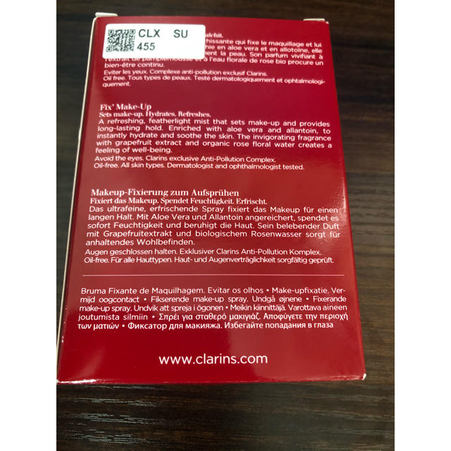 CLARINS(クラランス)の【新品】クラランス フィックスメイクアップ 50ml コスメ/美容のスキンケア/基礎化粧品(化粧水/ローション)の商品写真