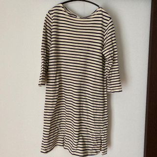 【SALE】ボーダーワンピース　prit(ひざ丈ワンピース)