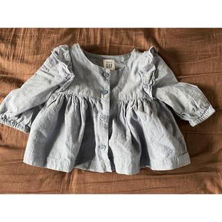 ベビーギャップ(babyGAP)のGAP、デニムブラウス(シャツ/カットソー)