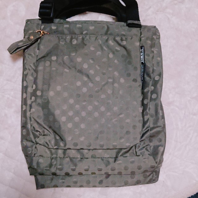 FELISSIMO(フェリシモ)のレジカゴリュック ドット柄 カーキ レディースのバッグ(リュック/バックパック)の商品写真