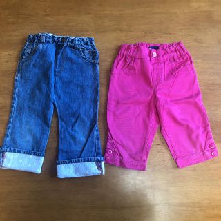 ベビーギャップ(babyGAP)の95 女の子　ズボン　まとめ売り　ベビーギャップ　7部丈　八部丈(パンツ/スパッツ)