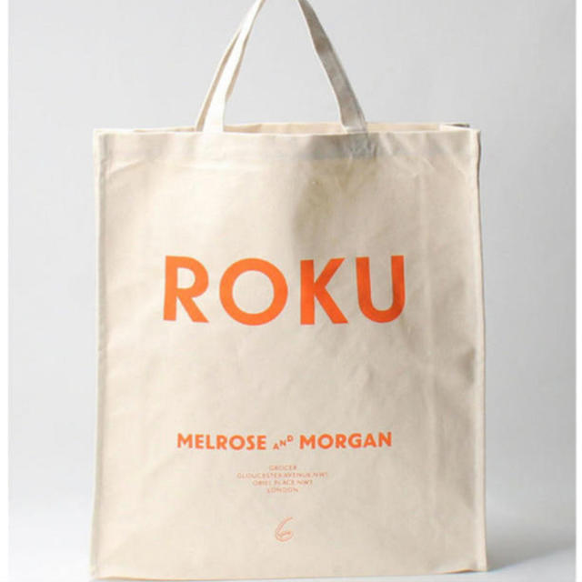 新品未使用 ロク バッグ MELROSE AND MORGAN × 6 ROKU 新品未使用 ロク バッグ MELROSE AND MORGAN × 6 ROKU