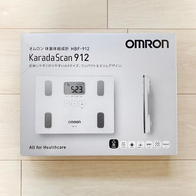 OMRON(オムロン)の【新品・未使用】オムロン 体重計 スマホ/家電/カメラの美容/健康(体重計/体脂肪計)の商品写真