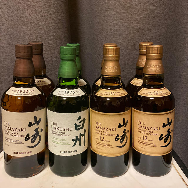 山崎12年×4 山崎NV×2 白州NV×2 セット　新品未開封食品/飲料/酒