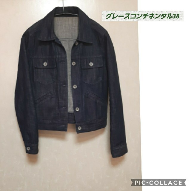 GRACE CONTINENTAL(グレースコンチネンタル)の美品★グレースコンチネンタル38★Gジャン レディースのジャケット/アウター(Gジャン/デニムジャケット)の商品写真