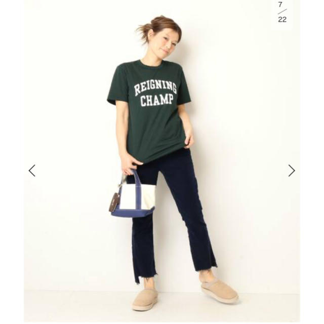 DEUXIEME CLASSE(ドゥーズィエムクラス)の美品 Deuxieme Classe REIGNING CHAMP ロゴTシャツ レディースのトップス(Tシャツ(半袖/袖なし))の商品写真