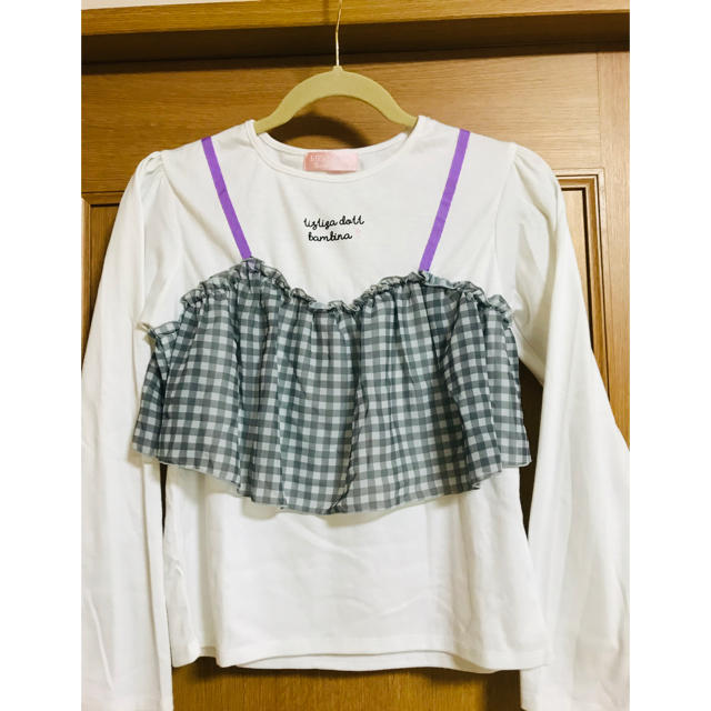LIZ LISA(リズリサ)の値下げ❗️長袖Tシャツ キッズ/ベビー/マタニティのキッズ服女の子用(90cm~)(Tシャツ/カットソー)の商品写真