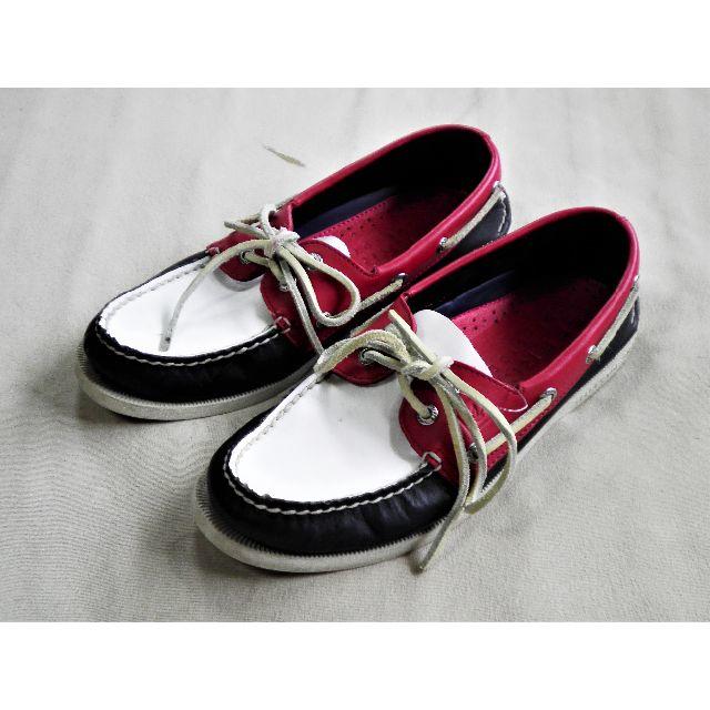 「SPERRY TOP-SIDER本革デッキシューズ」USED