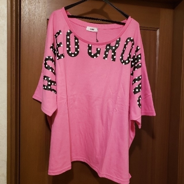 RODEO CROWNS(ロデオクラウンズ)のrodeo crowns ロデオクラウンズ　ドルマンTシャツ　PINK ピンク レディースのトップス(Tシャツ(半袖/袖なし))の商品写真