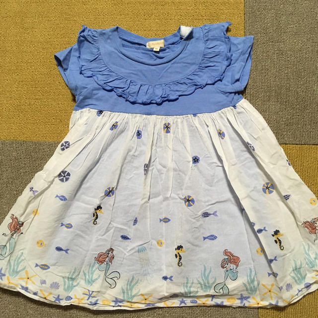 Disney(ディズニー)のアリエル　ワンピース　90 キッズ/ベビー/マタニティのキッズ服女の子用(90cm~)(ワンピース)の商品写真