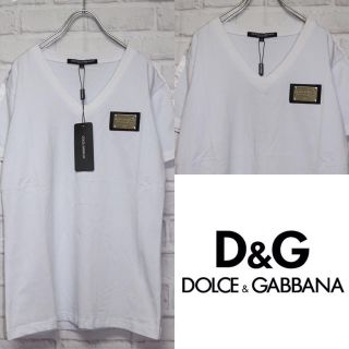 ドルチェアンドガッバーナ(DOLCE&GABBANA)の新品未使用 DOLCE & GABBANA Vネック Tシャツ メンズ(Tシャツ/カットソー(半袖/袖なし))