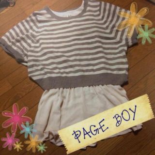 ページボーイ(PAGEBOY)の半袖ニット/PAGE BOY(ニット/セーター)