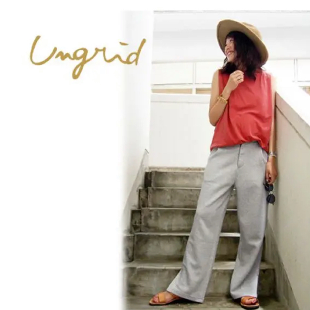 Ungrid(アングリッド)のunglid✤アングリッド スウェットパンツ 美品 レディースのパンツ(カジュアルパンツ)の商品写真