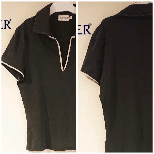 MONCLER(モンクレール)のMONCLER モンクレール レディース ポロシャツ Sサイズ レディースのトップス(ポロシャツ)の商品写真