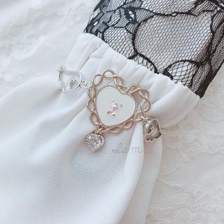 6/6新作＊Angel bear bracelet ▶︎White(ブレスレット/バングル)