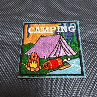 ■Camp テント 焚き火 ワッペンキャンプ(その他)