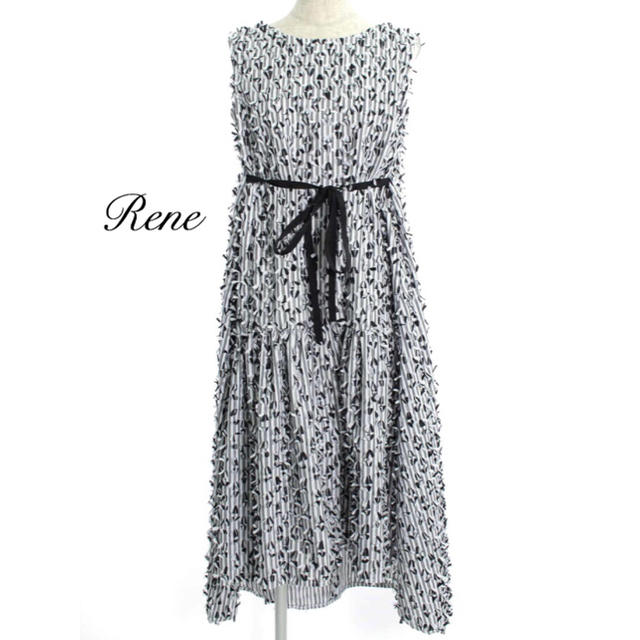 René(ルネ)のご専用です♡新品同様【Rene】2019年ストライプワンピース レディースのワンピース(ロングワンピース/マキシワンピース)の商品写真