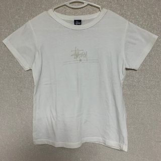 ステューシー(STUSSY)のstussy 白 Tシャツ レディース(Tシャツ(半袖/袖なし))