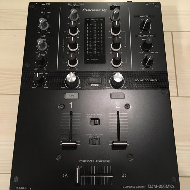 Pioneer(パイオニア)のDJミキサーPioneer DJM-250mk2 楽器のDJ機器(DJミキサー)の商品写真