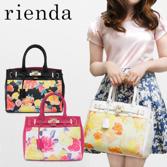 rienda(リエンダ)のrienda バック 花柄 オレンジ レディースのバッグ(ショルダーバッグ)の商品写真