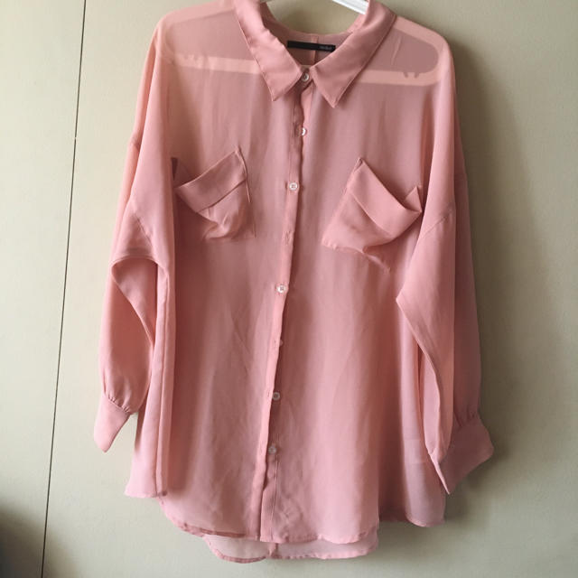 Heather ヘザー ブラウス ピンク 7分丈 春服 羽織 シャツ | magiclanternshooter.com