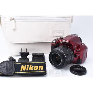 ニコン(Nikon)の★美品★ Nikon D5200 標準レンズセット ※Wifi可能(デジタル一眼)
