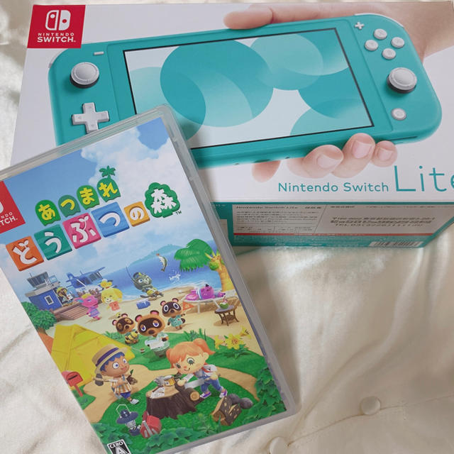 【即日発送】Nintendo Switch lite ターコイズ&どうぶつの森