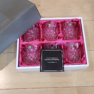 HOYA CRYSTAL  ホヤクリスタル　グラス6個セット(グラス/カップ)