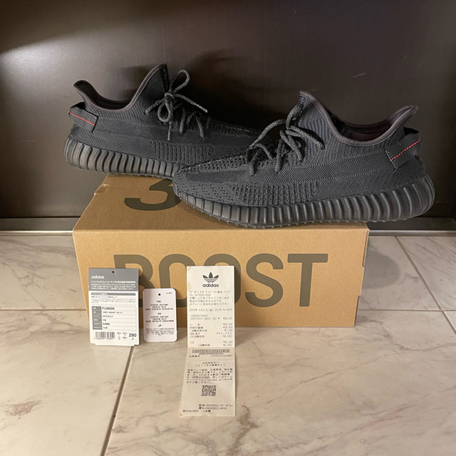 美　ADIDAS YEEZY BOOST 350 V2 BLACK