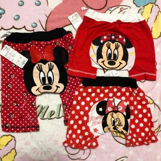 ディズニー(Disney)の新品☆ディズニー ミニー ハーフパンツ ３枚セット(パンツ/スパッツ)