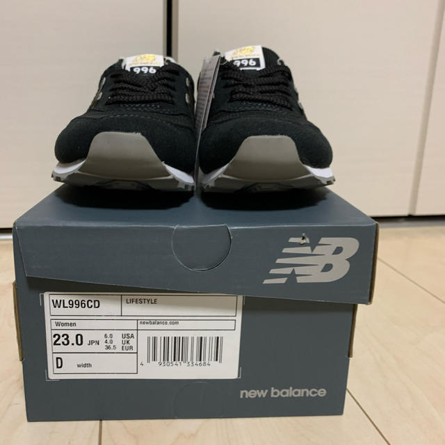 New Balance(ニューバランス)の向日葵様専用 WL996CD 23.0 ブラック ゴールド ニューバランス レディースの靴/シューズ(スニーカー)の商品写真