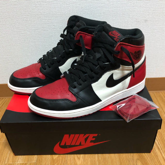 NIKE - AirJordan1 High OG bred toe 28.5