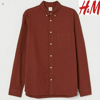 エイチアンドエム(H&M)の★新品 完売色！女性受け最高 H&M 流行りのブラウン系シャツ！(シャツ)