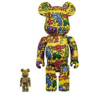 メディコムトイ(MEDICOM TOY)の【新品・未開封】BE@RBRICK KEITH HARING 100%&400%(その他)