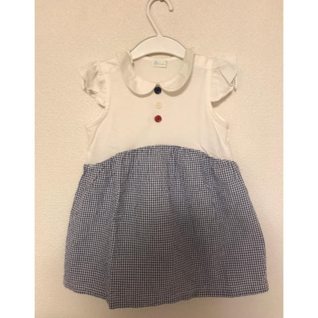 Combi mini(コンビミニ)の【未使用】combi mini ワンピース キッズ/ベビー/マタニティのキッズ服女の子用(90cm~)(ワンピース)の商品写真