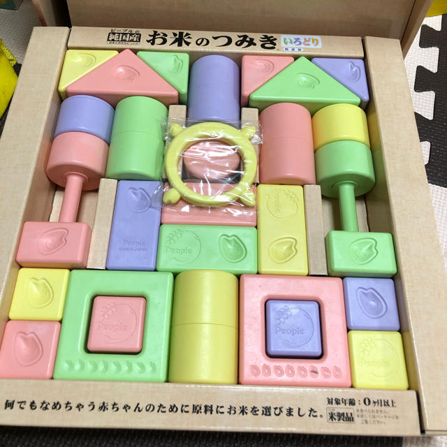 おこめのつみき❤ キッズ/ベビー/マタニティのおもちゃ(積み木/ブロック)の商品写真